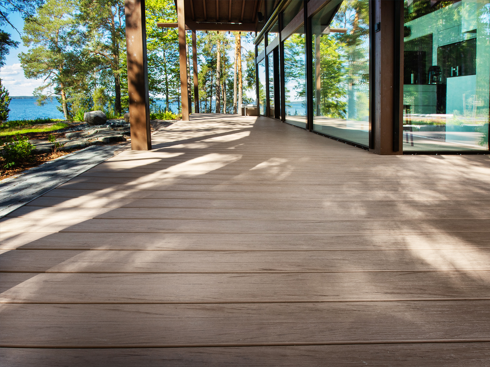 Terrasse en UPM Oak